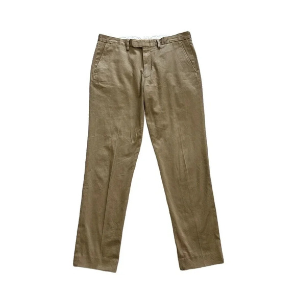 J. Crew Brown Bowery Slim Fit Dress Pants 32 - Picture 1 of 3